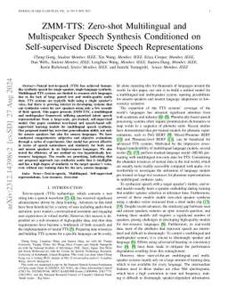 ZMM-TTS: Zero-shot Multilingual and Multispeaker Speech Synthesis
  Conditioned on Self-supervised Discrete Speech Representations