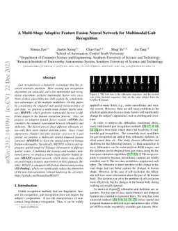 A Multi-Stage Adaptive Feature Fusion Neural Network for Multimodal Gait
  Recognition
