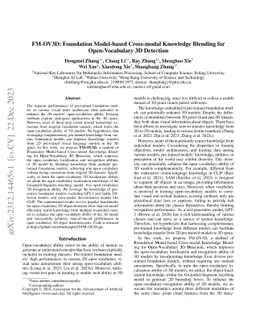 FM-OV3D: Foundation Model-based Cross-modal Knowledge Blending for
  Open-Vocabulary 3D Detection