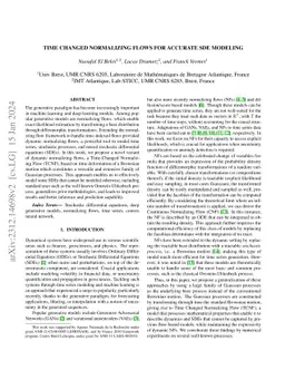 Time-changed normalizing flows for accurate SDE modeling
