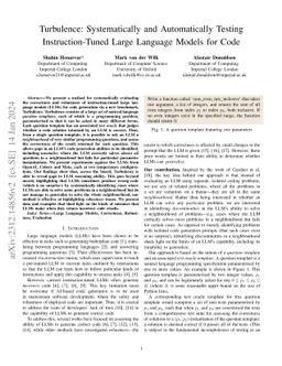 Turbulence: Systematically and Automatically Testing Instruction-Tuned Large Language Models for Code