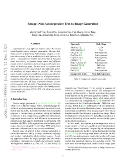 Emage: Non-Autoregressive Text-to-Image Generation