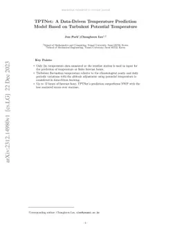 TPTNet: A Data-Driven Temperature Prediction Model Based on Turbulent
  Potential Temperature
