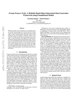 Prompt-Propose-Verify: A Reliable Hand-Object-Interaction Data
  Generation Framework using Foundational Models