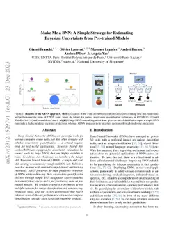 Make Me a BNN: A Simple Strategy for Estimating Bayesian Uncertainty
  from Pre-trained Models