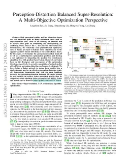 Perception-Distortion Balanced Super-Resolution: A Multi-Objective
  Optimization Perspective