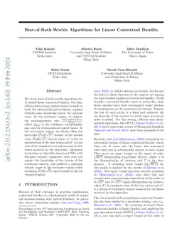 Best-of-Both-Worlds Algorithms for Linear Contextual Bandits