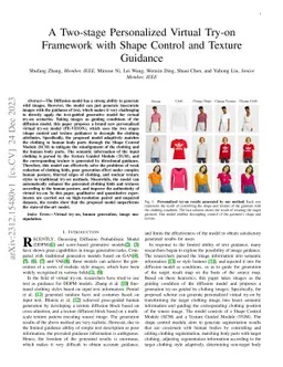 A Two-stage Personalized Virtual Try-on Framework with Shape Control and
  Texture Guidance