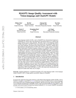 IQAGPT: Image Quality Assessment with Vision-language and ChatGPT Models