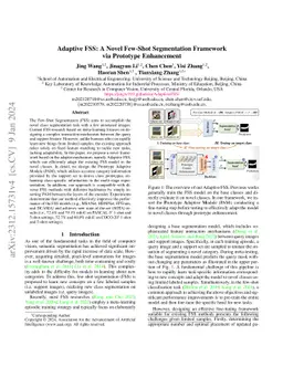 Adaptive FSS: A Novel Few-Shot Segmentation Framework via Prototype
  Enhancement