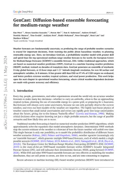 GenCast: Diffusion-based ensemble forecasting for medium-range weather