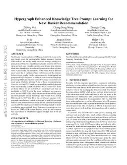 Hypergraph Enhanced Knowledge Tree Prompt Learning for Next-Basket
  Recommendation