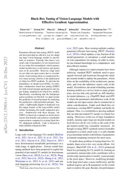 Black-Box Tuning of Vision-Language Models with Effective Gradient
  Approximation