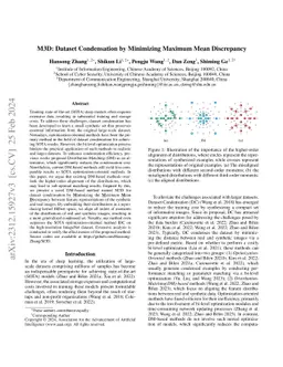 M3D: Dataset Condensation by Minimizing Maximum Mean Discrepancy