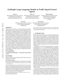 LLMLight: Large Language Models as Traffic Signal Control Agents