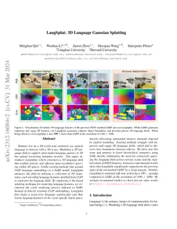 LangSplat: 3D Language Gaussian Splatting