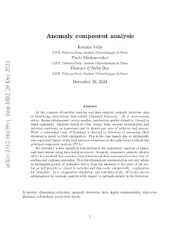 Abnormal component analysis