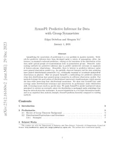 SymmPI: Predictive Inference for Data with Group Symmetries