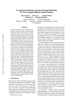 Learning from Mistakes: Iterative Prompt Relabeling for Text-to-Image Diffusion Model Training