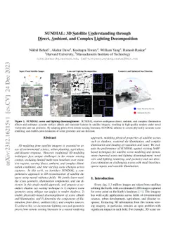SUNDIAL: 3D Satellite Understanding through Direct, Ambient, and Complex
  Lighting Decomposition