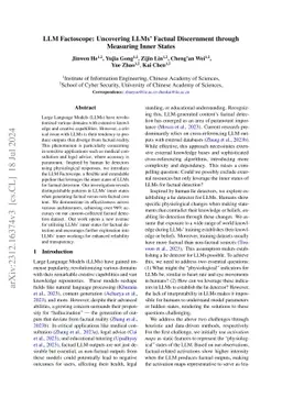 LLM Factoscope: Uncovering LLMs' Factual Discernment through Inner
  States Analysis