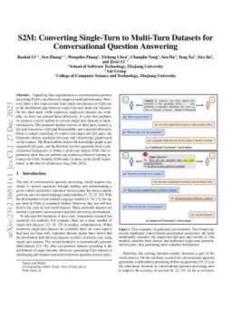 S2M: Converting Single-Turn to Multi-Turn Datasets for Conversational
  Question Answering