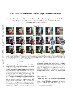 HMP: Hand Motion Priors for Pose and Shape Estimation from Video
