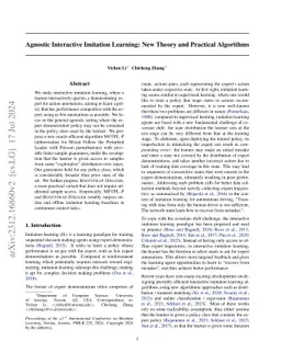 Agnostic Interactive Imitation Learning: New Theory and Practical
  Algorithms