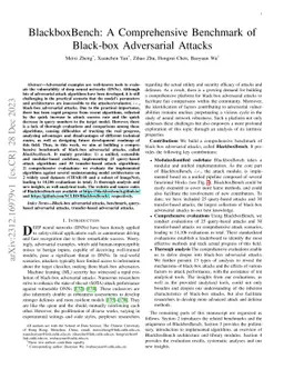 BlackboxBench: A Comprehensive Benchmark of Black-box Adversarial Attacks