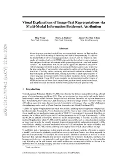 Visual Explanations of Image-Text Representations via Multi-Modal
  Information Bottleneck Attribution
