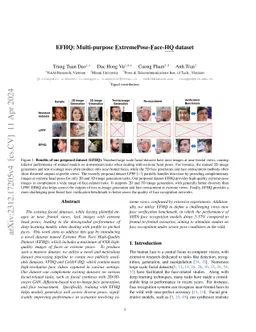 EFHQ: Multi-purpose ExtremePose-Face-HQ dataset