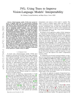 3VL: Using Trees to Improve Vision-Language Models' Interpretability