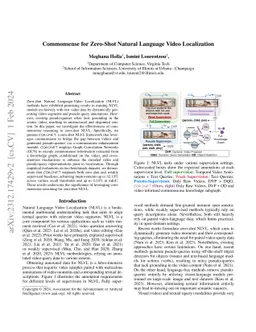 Commonsense for Zero-Shot Natural Language Video Localization