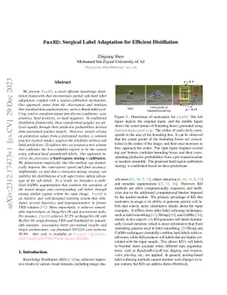 FerKD: Surgical Label Adaptation for Efficient Distillation