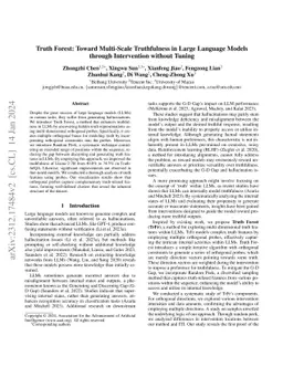 Truth Forest: Toward Multi-Scale Truthfulness in Large Language Models
  through Intervention without Tuning