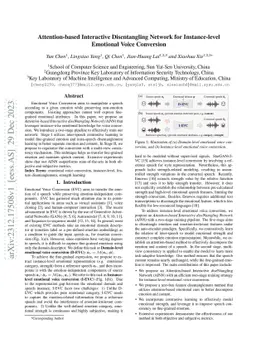 Attention-based Interactive Disentangling Network for Instance-level
  Emotional Voice Conversion