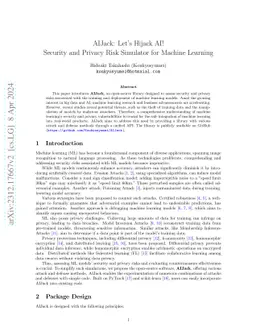 AIJack: Let's Hijack AI! Security and Privacy Risk Simulator for Machine
  Learning