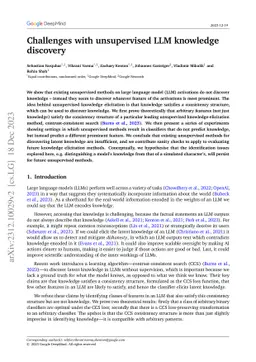 Challenges with unsupervised LLM knowledge discovery