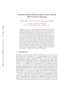 Gaussian-SLAM: Photo-realistic Dense SLAM with Gaussian Splatting