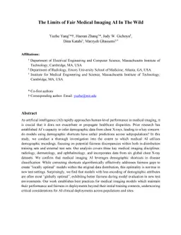 The Limits of Fair Medical Imaging AI In The Wild