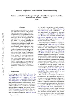 ProTIP: Progressive Tool Retrieval Improves Planning