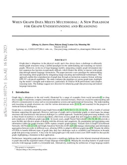 When Graph Data Meets Multimodal: A New Paradigm for Graph Understanding
  and Reasoning