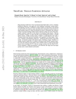 TrojFair: Trojan Fairness Attacks