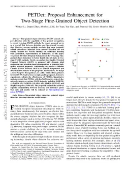 PETDet: Proposal Enhancement for Two-Stage Fine-Grained Object Detection