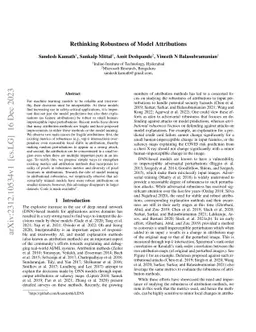 Rethinking Robustness of Model Attributions