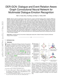 DER-GCN: Dialogue and Event Relation-Aware Graph Convolutional Neural
  Network for Multimodal Dialogue Emotion Recognition