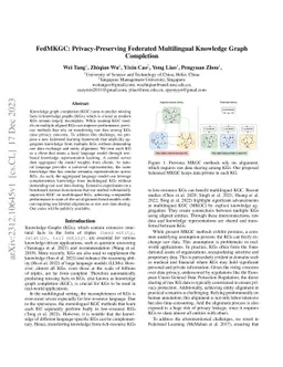 FedMKGC: Privacy-Preserving Federated Multilingual Knowledge Graph
  Completion