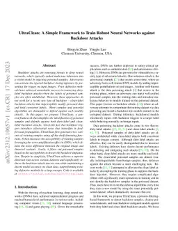 UltraClean: A Simple Framework to Train Robust Neural Networks against Backdoor Attacks