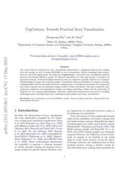CogCartoon: Towards Practical Story Visualization
