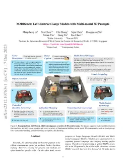 M3DBench: Let's Instruct Large Models with Multi-modal 3D Prompts